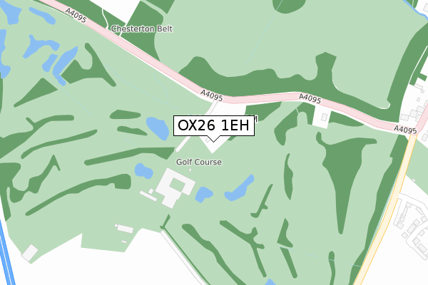 OX26 1EH map - large scale - OS Open Zoomstack (Ordnance Survey)