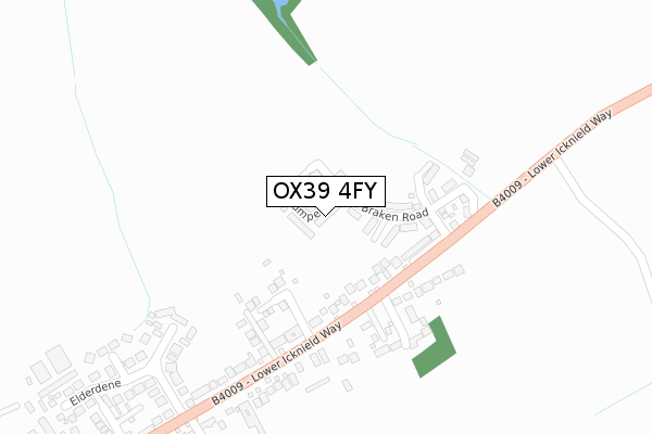 OX39 4FY map - large scale - OS Open Zoomstack (Ordnance Survey)