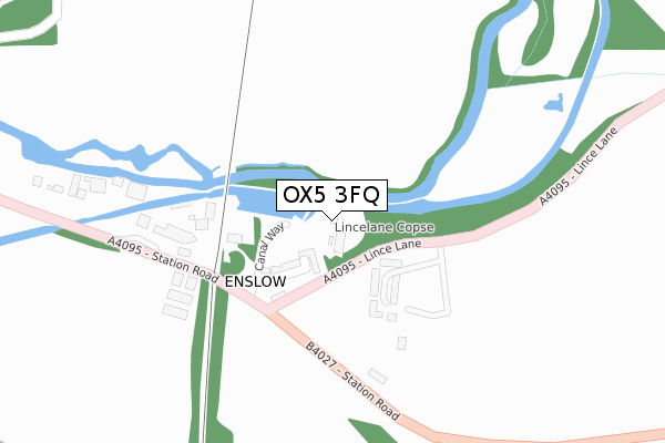 OX5 3FQ map - large scale - OS Open Zoomstack (Ordnance Survey)