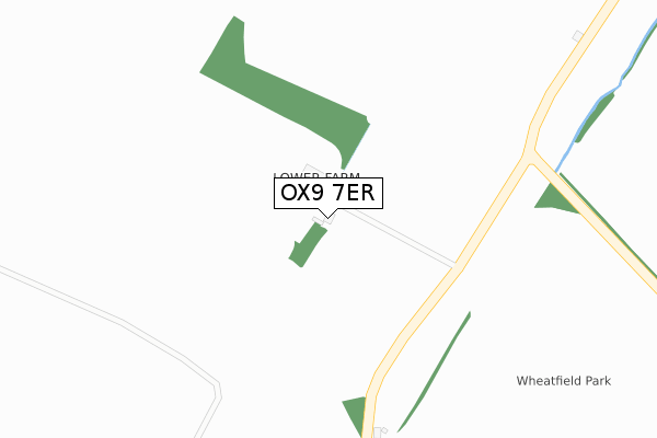 OX9 7ER map - large scale - OS Open Zoomstack (Ordnance Survey)