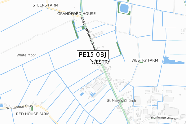 PE15 0BJ map - small scale - OS Open Zoomstack (Ordnance Survey)