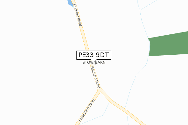 PE33 9DT map - large scale - OS Open Zoomstack (Ordnance Survey)