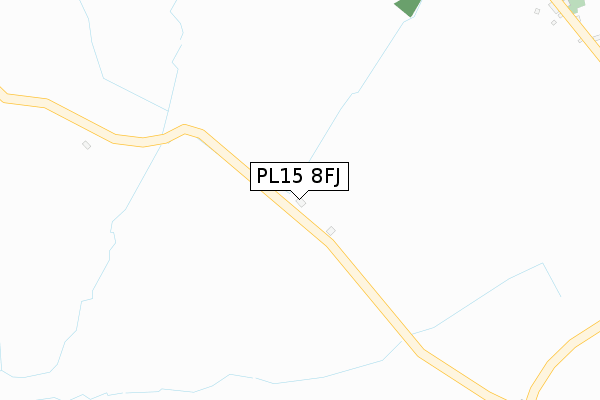 PL15 8FJ map - large scale - OS Open Zoomstack (Ordnance Survey)