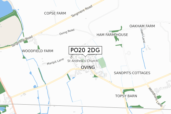 PO20 2DG map - small scale - OS Open Zoomstack (Ordnance Survey)