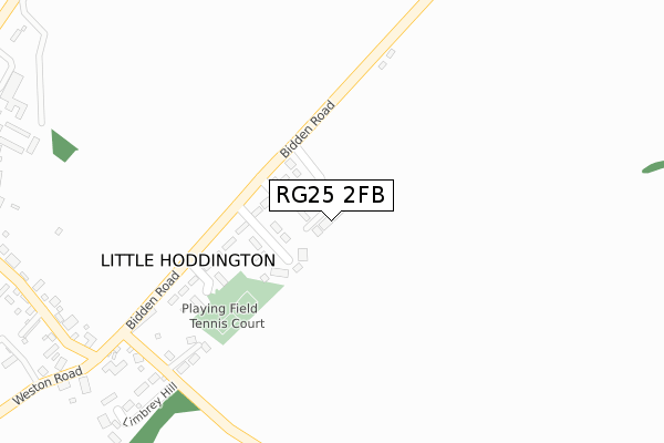 RG25 2FB map - large scale - OS Open Zoomstack (Ordnance Survey)