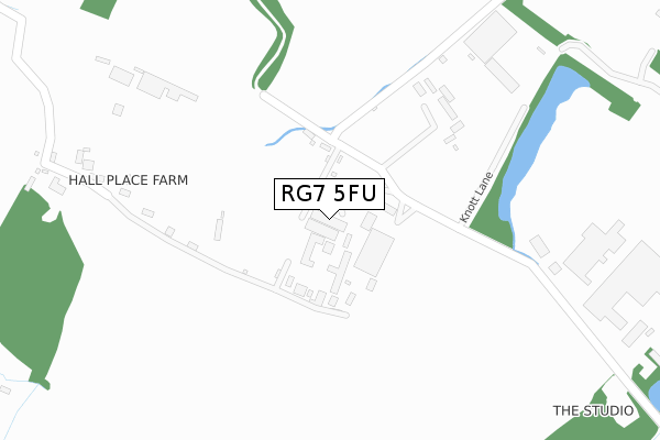 RG7 5FU map - large scale - OS Open Zoomstack (Ordnance Survey)