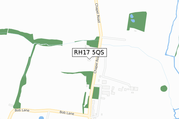 RH17 5QS map - large scale - OS Open Zoomstack (Ordnance Survey)