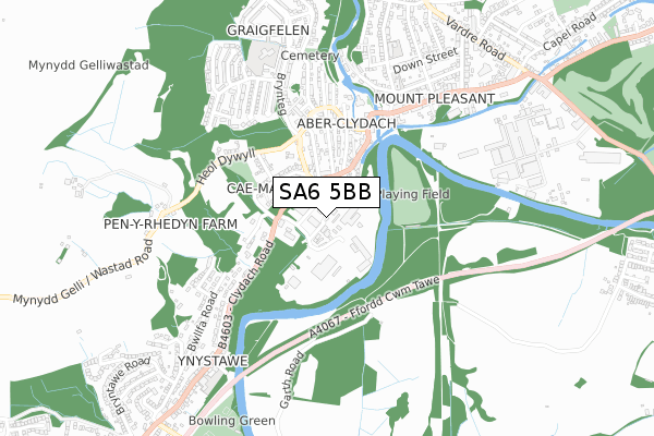 SA6 5BB map - small scale - OS Open Zoomstack (Ordnance Survey)