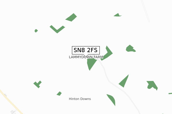 SN8 2FS map - small scale - OS Open Zoomstack (Ordnance Survey)