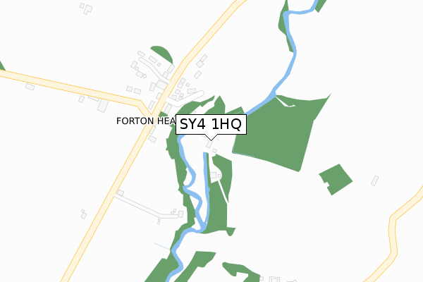 SY4 1HQ map - large scale - OS Open Zoomstack (Ordnance Survey)