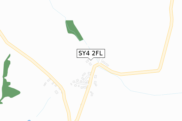 SY4 2FL map - large scale - OS Open Zoomstack (Ordnance Survey)