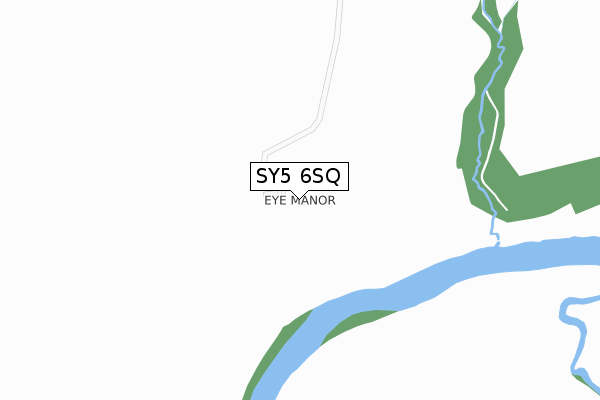 SY5 6SQ map - large scale - OS Open Zoomstack (Ordnance Survey)