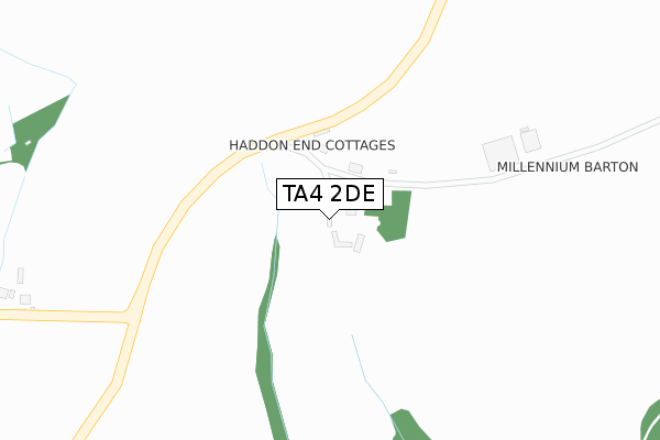 TA4 2DE map - large scale - OS Open Zoomstack (Ordnance Survey)