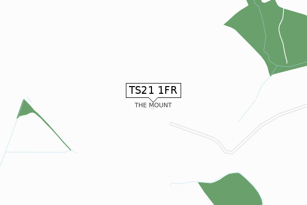 TS21 1FR map - large scale - OS Open Zoomstack (Ordnance Survey)