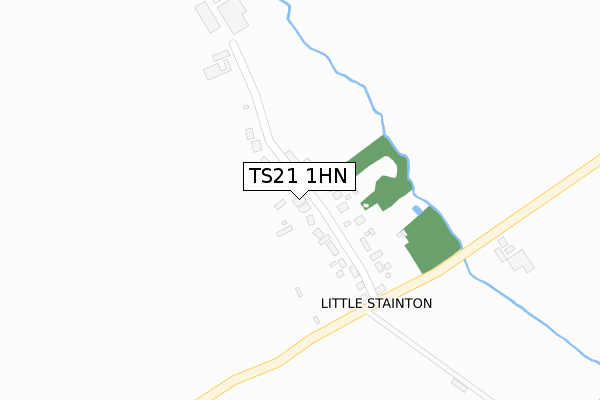 TS21 1HN map - large scale - OS Open Zoomstack (Ordnance Survey)