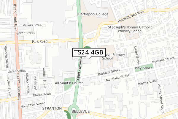 TS24 4GB map - large scale - OS Open Zoomstack (Ordnance Survey)