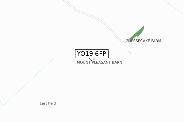 YO19 6FP map - large scale - OS Open Zoomstack (Ordnance Survey)