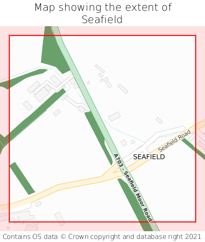 Map showing extent of Seafield as bounding box