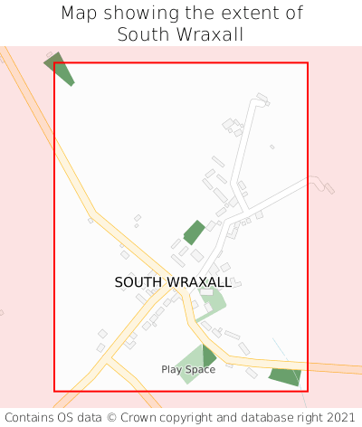 Map showing extent of South Wraxall as bounding box