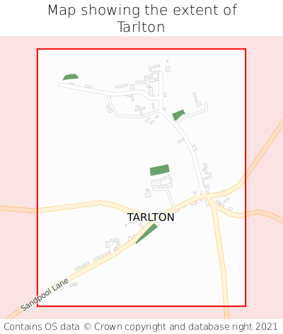 Map showing extent of Tarlton as bounding box