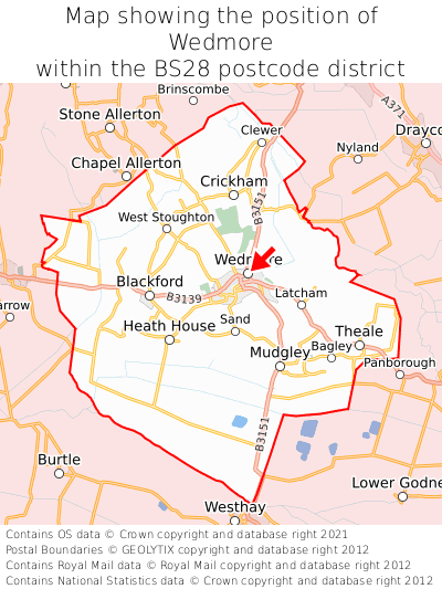 Where is Wedmore? Wedmore on a map