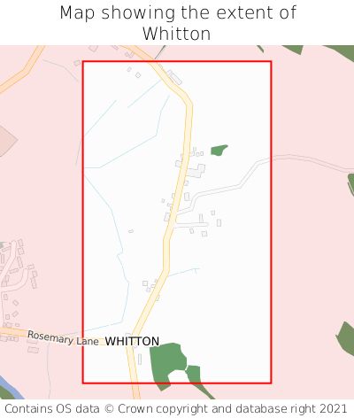 Map showing extent of Whitton as bounding box