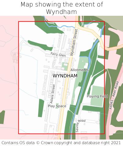 Map showing extent of Wyndham as bounding box